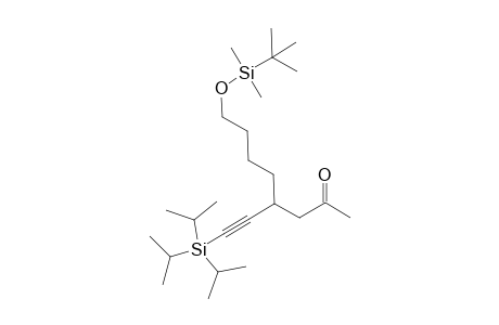 8-((tert-Butyldimethylsilyl)oxy)-4-((triisopropylsilyl)ethynyl)octan-2-one