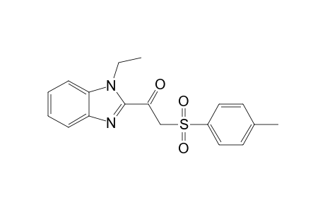 1-Ethyl-2-[.alpha.-(4-methylphenylsulfonyl)acetyl]benzimidazole