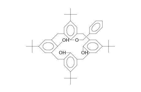 5,11,17,23-Tetrakis(T-butyl)-28-benzyloxy-pentacyclo(19,3.1.1/3,7/.1/9,13/.1/15,19/)octacosa-dodecene-25,26,27-triol