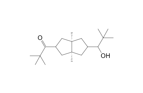 3-[(1-Hydroxy-2,2-dimethyl)propyl]-1,5-dimethyl-7-pivaloyl-cis-bicyclo[3.3.0]octane