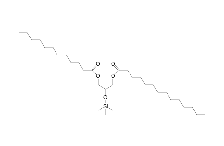 3-(dodecanoyloxy)-2-((trimethylsilyl)oxy)propyl tetradecanoate