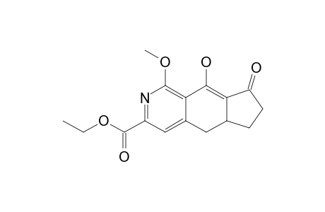 3-(ETHOXYCARBONYL)-9-HYDROXY-1-METHOXY-5,5A,7,8-TETRAHYDRO-6H-CYCLOPENTA-[G]-ISOQUINOLIN-8-ONE