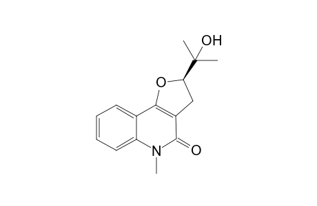 (2R)-2-(1-hydroxy-1-methyl-ethyl)-5-methyl-2,3-dihydrofuro[3,2-c]quinolin-4-one