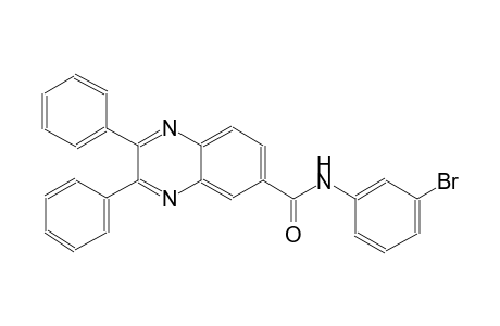 6-quinoxalinecarboxamide, N-(3-bromophenyl)-2,3-diphenyl-