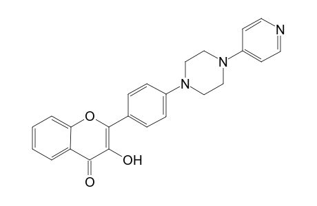 3-Hydroxy-4'-[4-(4"-pyridyl)piperazino]-flavone