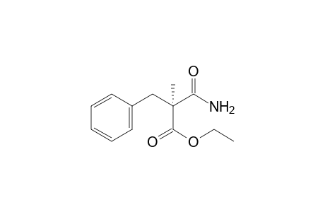 (2S)-3-amino-2-benzyl-3-keto-2-methyl-propionic acid ethyl ester