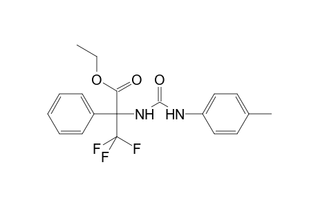Benzeneacetic acid, .alpha.-[[[(4-methylphenyl)amino]carbonyl]amino]-.alpha.-(trifluoromethyl)-, ethyl ester