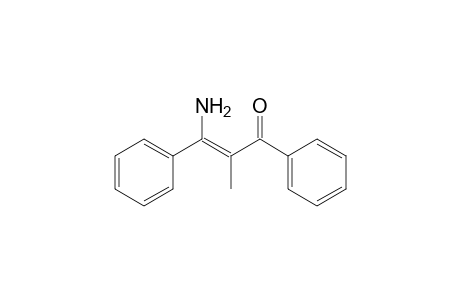 1-Amino-1,3-diphenyl-2-methyl-3-oxopropene