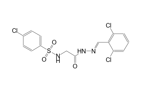 4-chloro-N-{2-[(2E)-2-(2,6-dichlorobenzylidene)hydrazino]-2-oxoethyl}benzenesulfonamide