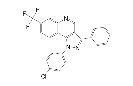 1-(4-chlorophenyl)-3-phenyl-7-(trifluoromethyl)-1H-pyrazolo[4,3-c]quinoline