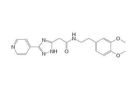 1H-1,2,4-triazole-5-acetamide, N-[2-(3,4-dimethoxyphenyl)ethyl]-3-(4-pyridinyl)-