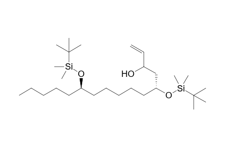 (R,R)-3-hydroxy-5,11-bis[[(1,1-dimethylethyl)dimethylsilyl]oxy]hexadecene