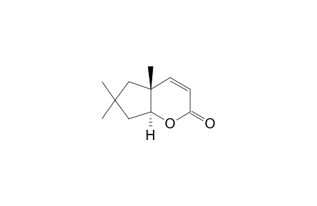 4a..beta,7a.alpha.-4a,6,6-Trimethyl-5,6,7a-tetrahydro-4aH-cyclopenta[b]pyran-2-one