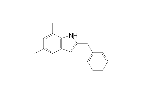 2-Benzyl-5,7-dimethyl-1H-indole