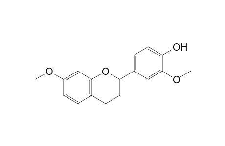 2-Methoxy-4-(7-methoxy-3,4-dihydro-2H-1-benzopyran-2-yl)phenol