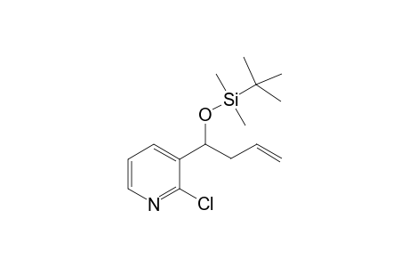 3-(1-((tert-butyldimethylsilyl)oxy)but-3-en-1-yl)-2-chloropyridine