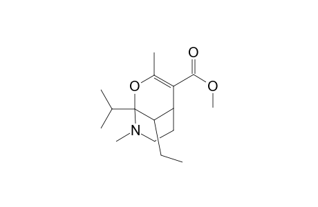 2-Oxa-8-azabicyclo[3.3.1]non-3-ene-4-carboxylic acid, 9-ethyl-3,8-dimethyl-1-(1-methylethyl)-, methyl ester