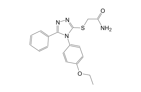 2-{[4-(4-ethoxyphenyl)-5-phenyl-4H-1,2,4-triazol-3-yl]sulfanyl}acetamide