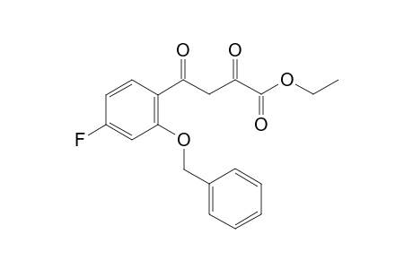 Ethyl 4-[2-(benzyloxy)-4-fluorophenyl]-2,4-dioxobutanoate