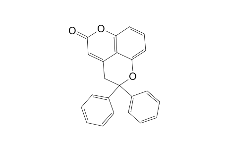 5,6-Dihydro-5,5-diphenylpyrano[2,3,4-de]chromen-2-one