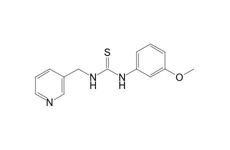 1-(m-methoxyphenyl)-3-[(3-pyridyl)methyl]-2-thiourea