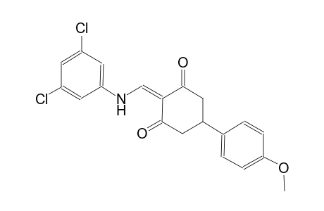 2-[(3,5-dichloroanilino)methylene]-5-(4-methoxyphenyl)-1,3-cyclohexanedione