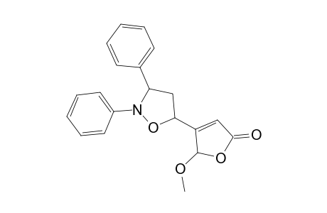 5-Methoxy-4-(2,3-diphenylisozolidin-5-yl)furan-2(5H)-one