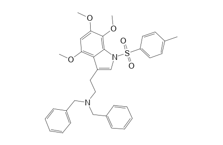dibenzyl-[2-(4,6,7-trimethoxy-1-tosyl-indol-3-yl)ethyl]amine