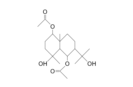 1b,6b-Diacetoxy-4b,11-dihydroxy-eudesmane