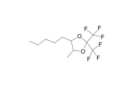 1,3-Dioxolane, 4-methyl-5-pentyl-2,2-bis(trifluoromethyl)-, trans-