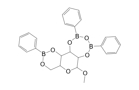 6-Methoxy-2,4,10-triphenylhexahydro[1,3,2]dioxaborinino[4',5':5,6]pyrano[3,4-f][1,3,5,2,4]trioxadiborepine