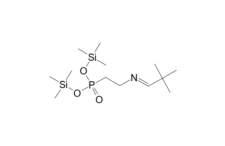 Phosphonic acid, [2-[(2,2-dimethylpropylidene)amino]ethyl]-, bis(trimethylsilyl) ester