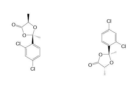 2,5-DIMETHYL-2-(2,4-DICHLOROPHENYL-1,3-DIOXOLAN-4-ONE