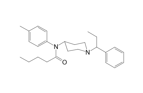 N-4-Methylphenyl-N-[1-(1-phenylpropyl)piperidin-4-yl]pentanamide