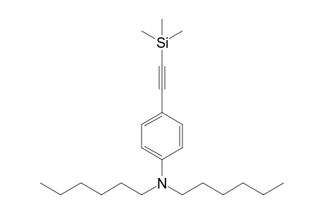 4-N,N-dihexylaminophenyltrimethylsilylacetylene