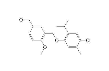 3-[(4-chloranyl-5-methyl-2-propan-2-yl-phenoxy)methyl]-4-methoxy-benzaldehyde