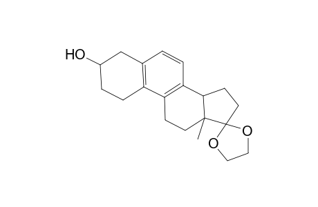 Estra-5,7,9-trien-17-one, 3-hydroxy-, cyclic 1,2-ethanediyl acetal, (3.beta.)-