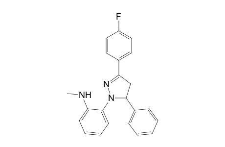 2-[3-(4-fluorophenyl)-5-phenyl-4,5-dihydropyrazolyl]-N-methylaniline