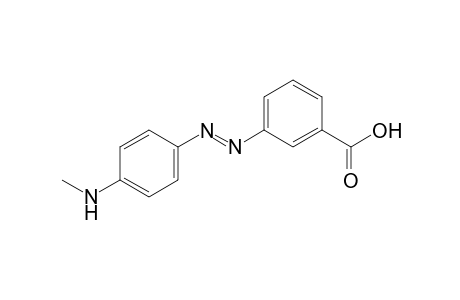 m-{[p-(methylamino)phenyl]azo]benzoic acid