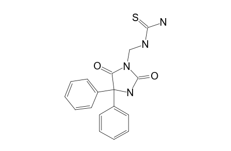 (2,5-DIOXO-4,4-DIPHENYL-IMIDAZOLIDIN-1-YL-METHYL)-THIOUREA
