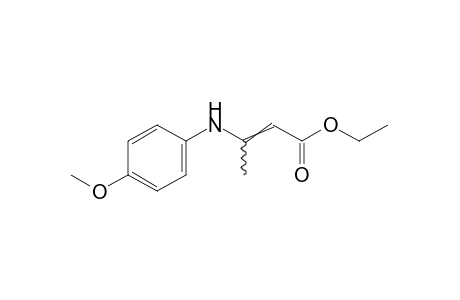 3-(p-anisidino)crotonic acid, ethyl ester