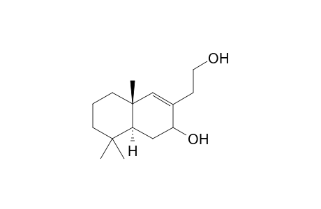 5,5,8a-Trimethyl-3-hydroxy-2-(2'-hydroxyethyl)-3,4,5,6,7,8,9,10-octahydronaphthalene