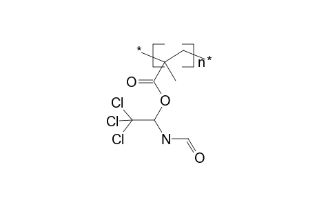 Poly(1-formylamino-2,2,2-trichloroethyl methacrylate)