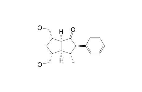 (2R,3R,3aS,4R,6S,6aS)-3-methyl-4,6-dimethylol-2-phenyl-3,3a,4,5,6,6a-hexahydro-2H-pentalen-1-one