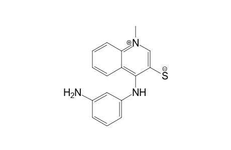 1-methyl-4-(3-aminophenylamino)quinolinium-3-thiolate