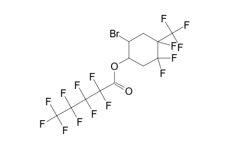 2,2,3,3,4,4,5,5,5-Nonafluoropentanoic acid, 2-bromo-4,5,5-trifluoro-4-trifluoromethylcyclohexyl ester