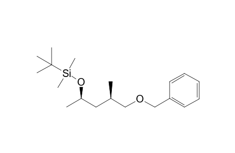 (((2R,4R)-5-(benzyloxy)-4-methylpentan-2-yl)oxy)(tert-butyl)dimethylsilane