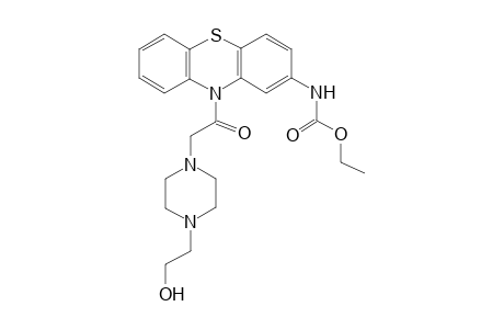 Ethyl N-[10-[2-[4-(2-hydroxyethyl)piperazin-1-yl]acetyl]phenothiazin-2-yl]carbamate
