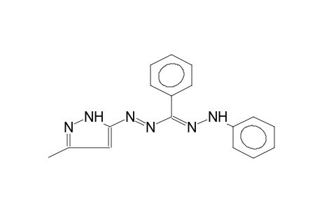1-[3-METHYL-5-PYRAZOLYL]-3,5-DIPHENYLFORMAZANE