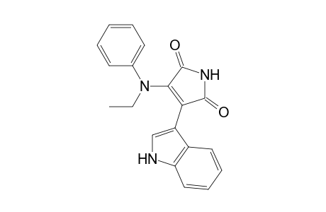 3-(Indol-3-yl)-4-(N-ethylanilino)maleimide